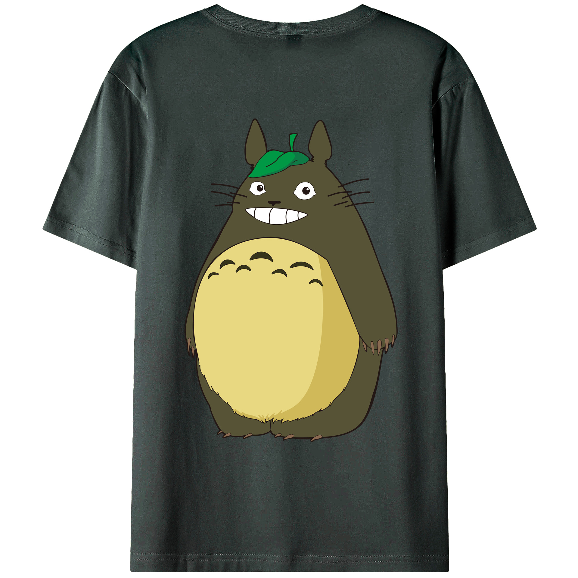 （画像用） となりのトトロ 草壁メイ 草壁サツキ My Neighbor Totoro Satsuki Kusakabe Mei Kusakabe 綿100％ メンズ半袖Tシャツ（バックプリント） 通気性